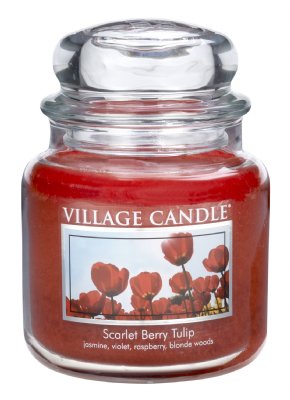 Village Candle Scarlet Berry Tulips - 16oz